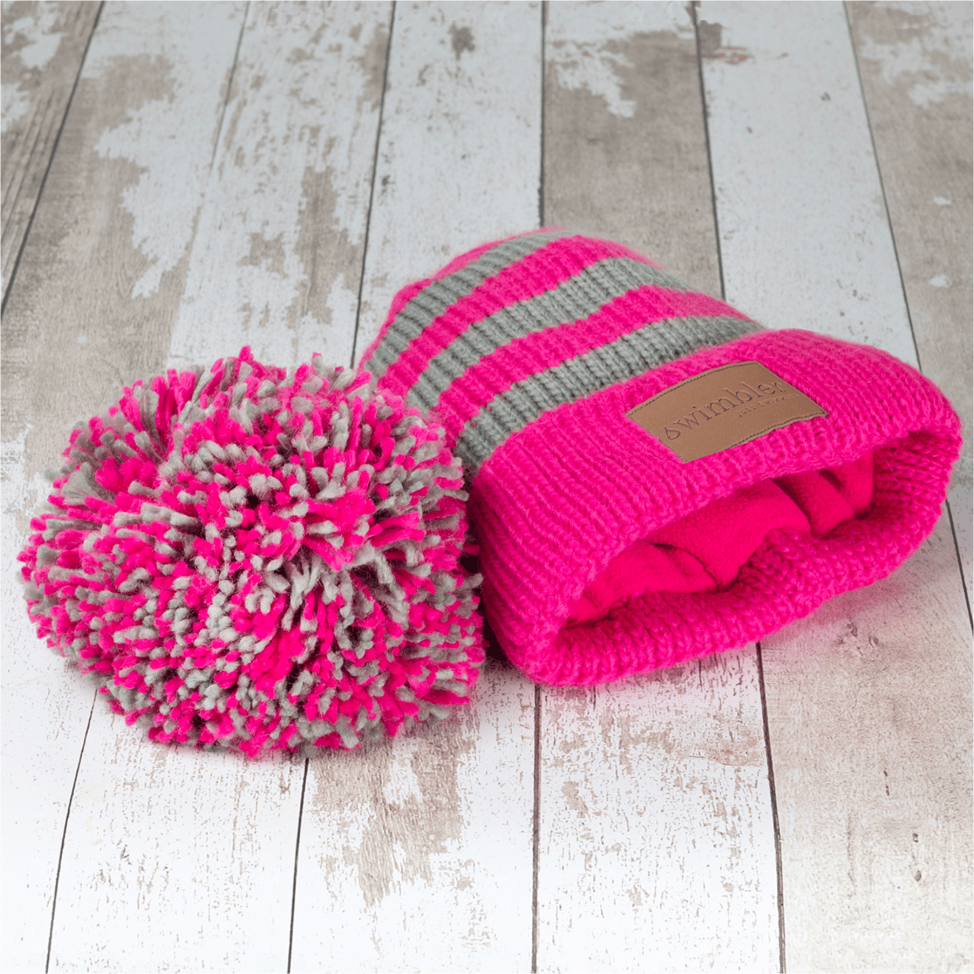 2026 Swimbler Bobble Hat SP-MB3B8-GP08F4TLV4 - Pink Fizz